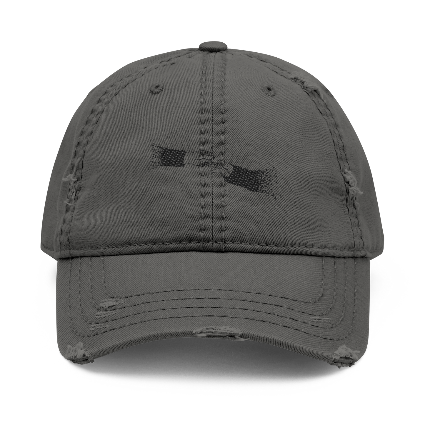 FADED (BLACK LOGO DISTRESSED DAD HAT)