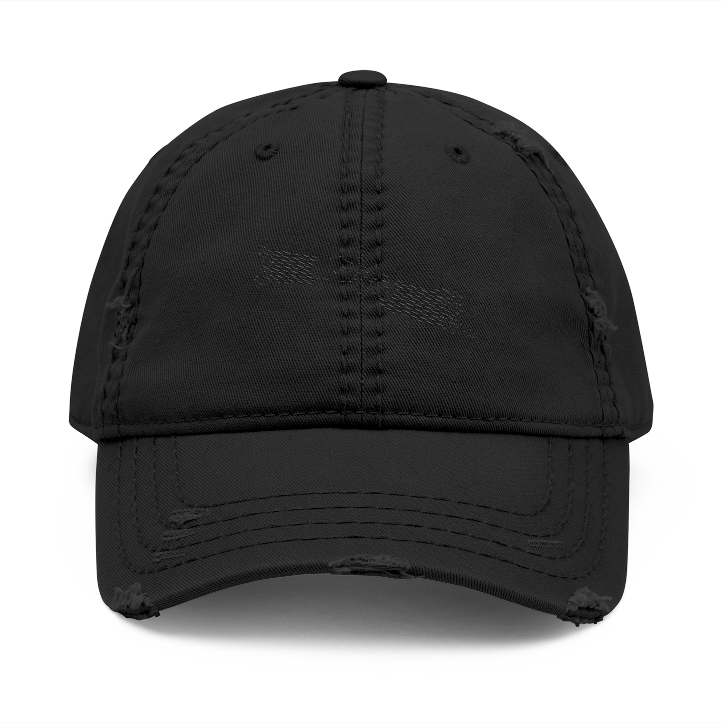 FADED (BLACK LOGO DISTRESSED DAD HAT)