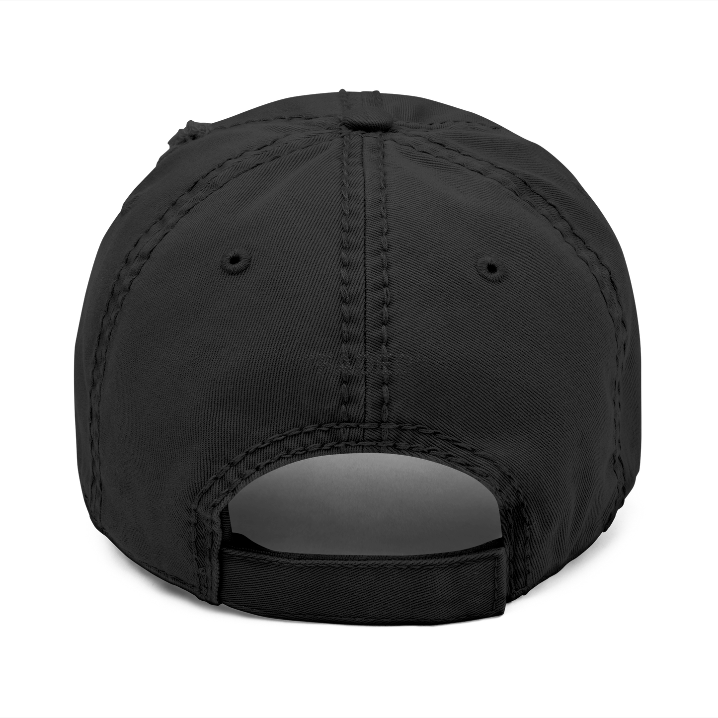 FADED (BLACK LOGO DISTRESSED DAD HAT)