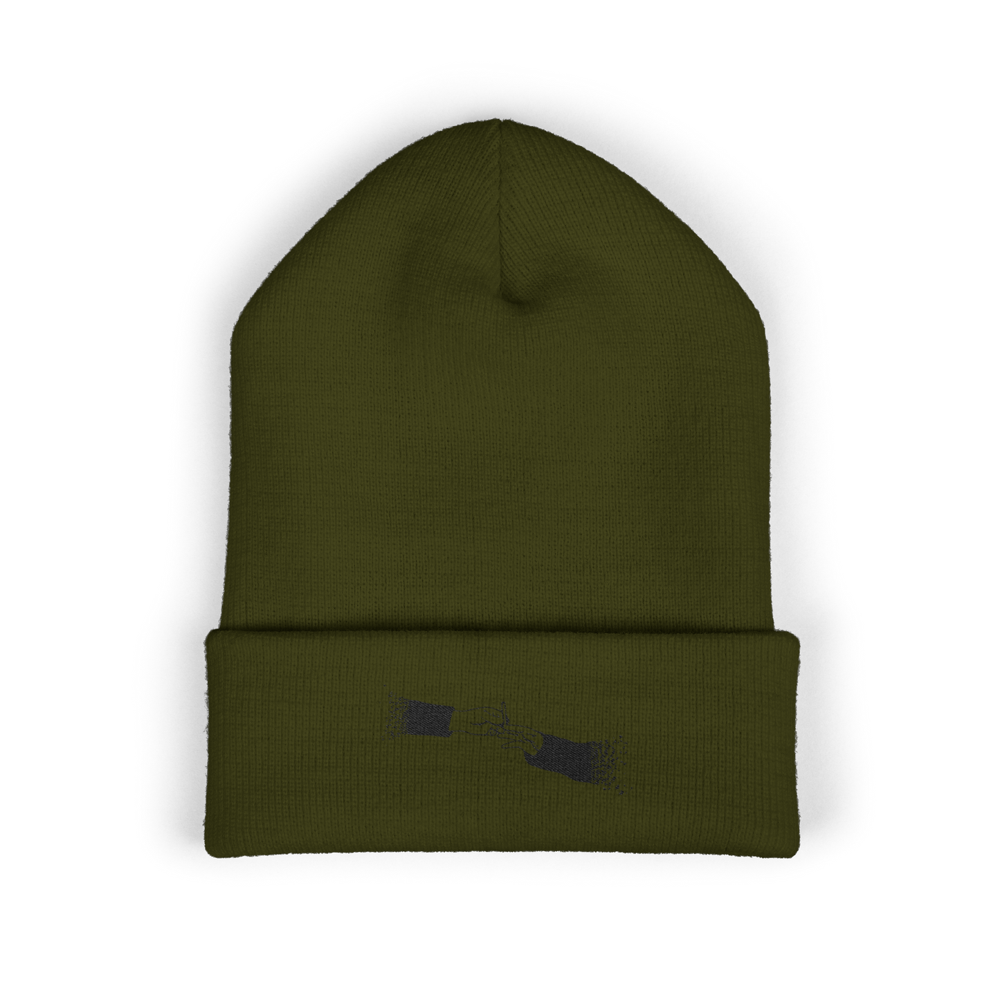 FADED (BLACK LOGO BEANIE)