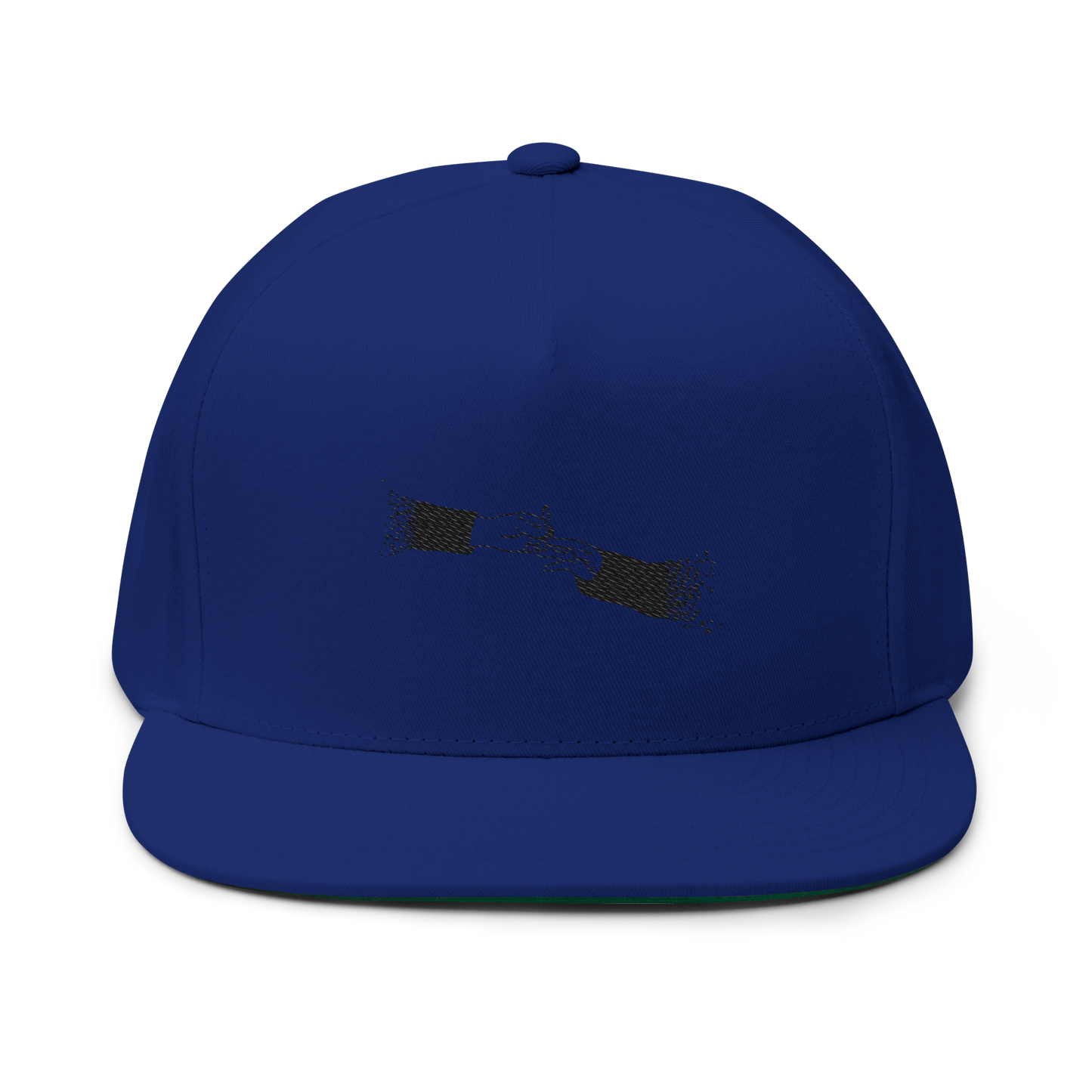 FADED (BLACK LOGO FLAT-BILL HAT)