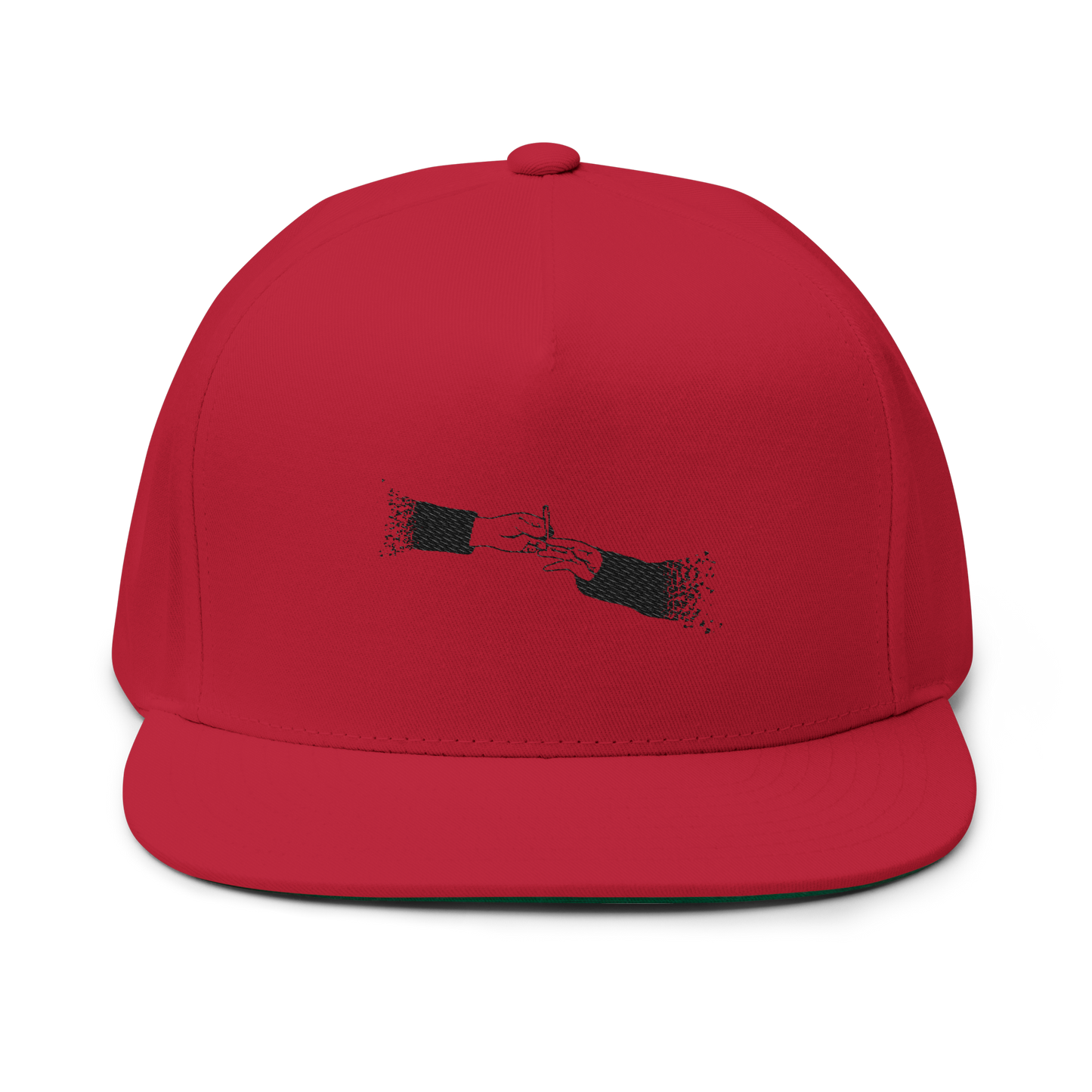 FADED (BLACK LOGO FLAT-BILL HAT)