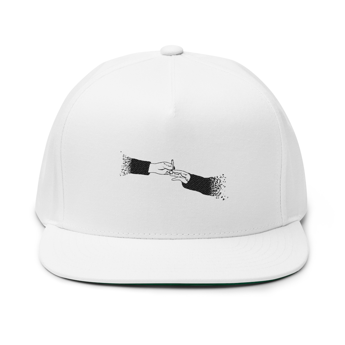 FADED (BLACK LOGO FLAT-BILL HAT)