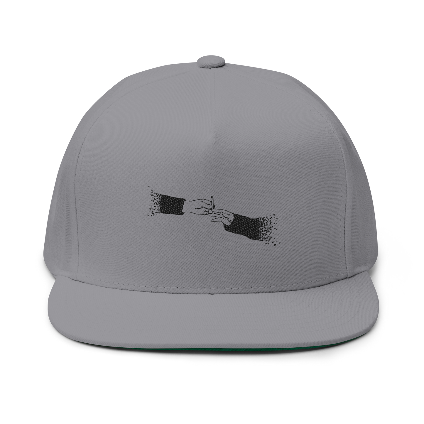 FADED (BLACK LOGO FLAT-BILL HAT)