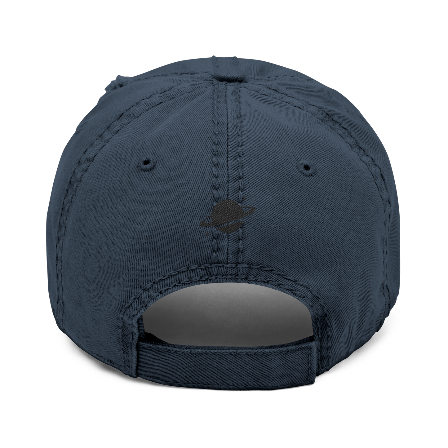 SOLO (BLACK LOGO DISTRESSED DAD HAT)