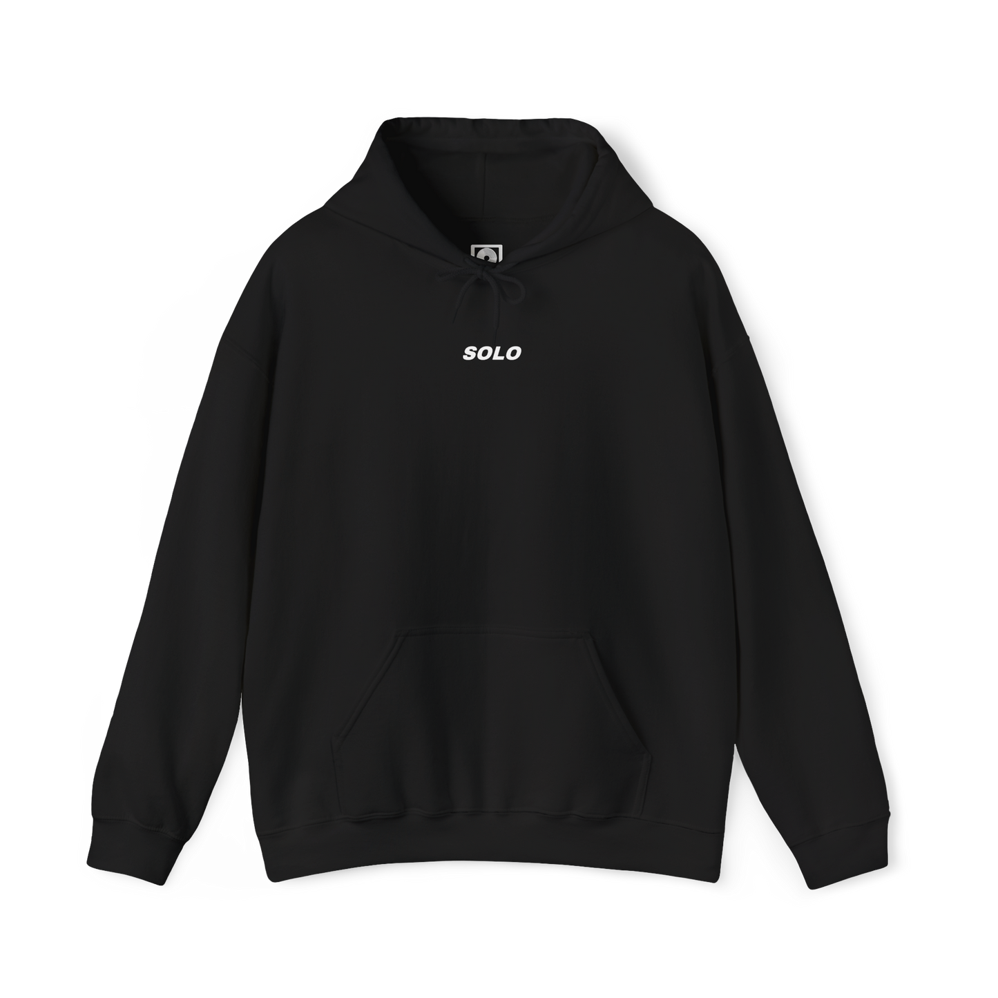 SOLO (WHITE LOGO HOODIE)