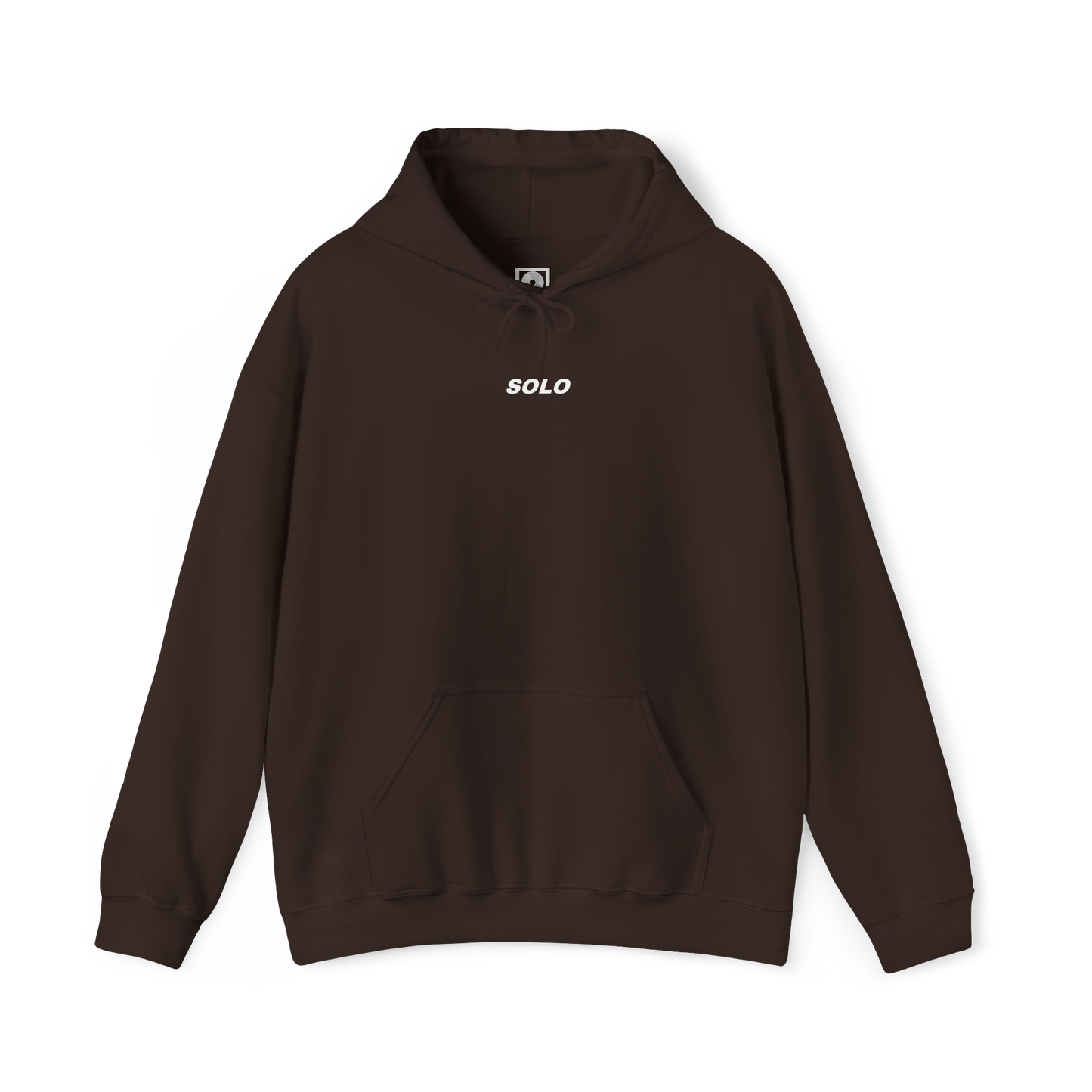 SOLO (WHITE LOGO HOODIE)