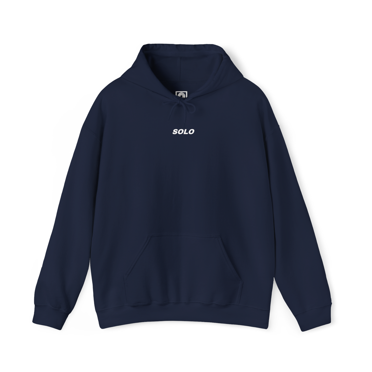 SOLO (WHITE LOGO HOODIE)