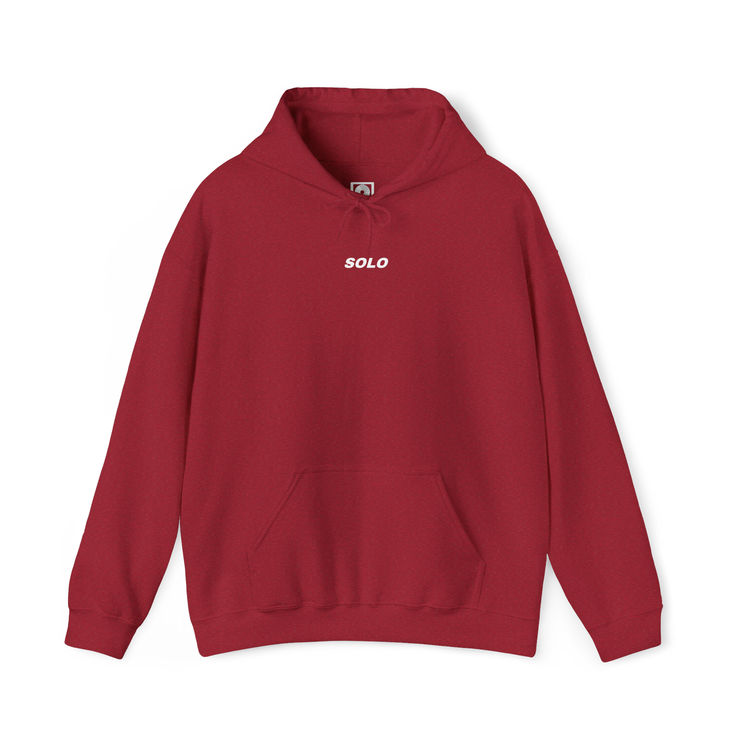 SOLO (WHITE LOGO HOODIE)