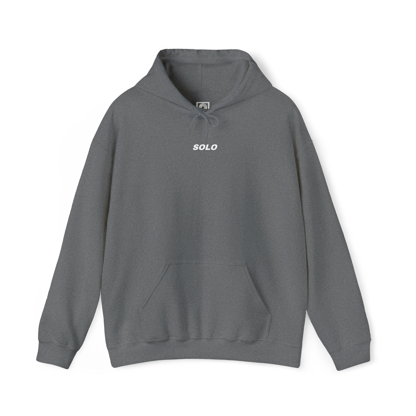 SOLO (WHITE LOGO HOODIE)