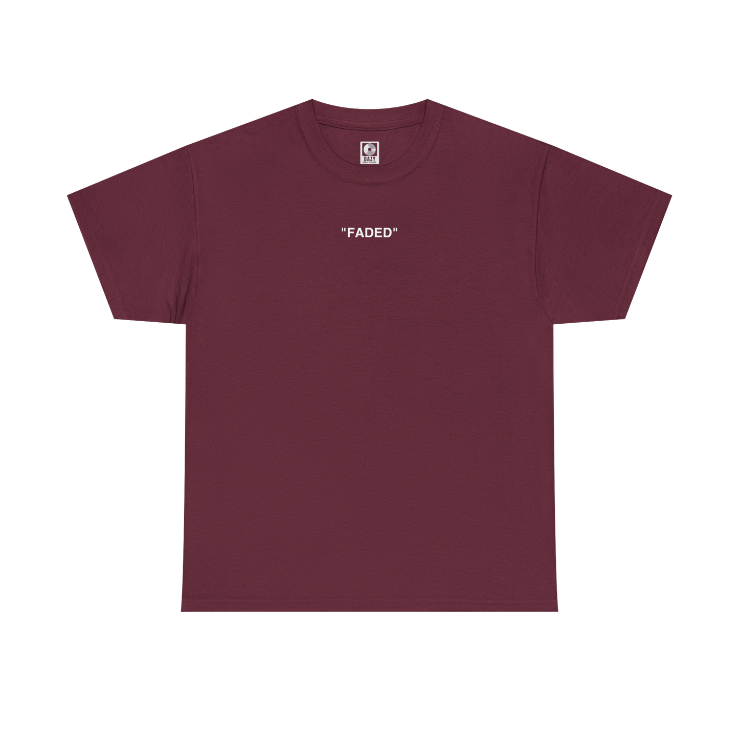 FADED (WHITE LOGO T-SHIRT)