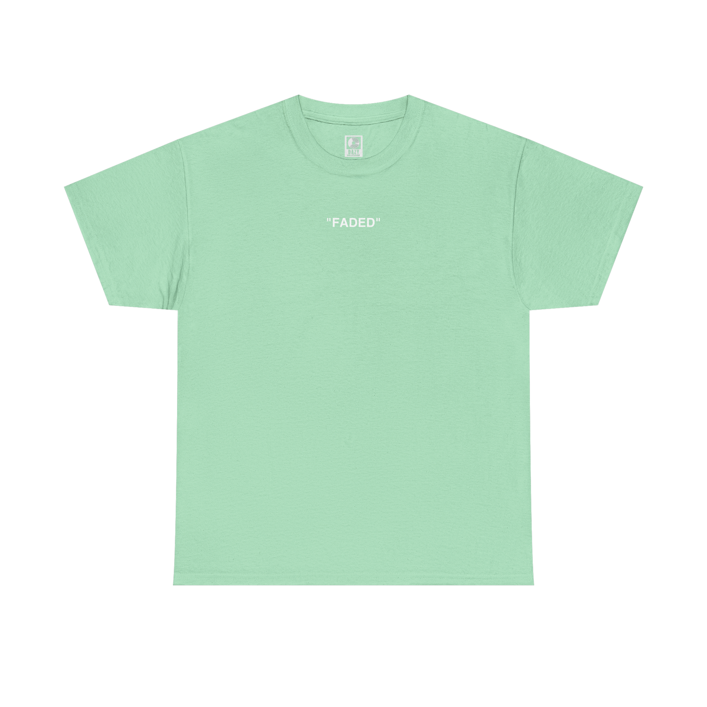 FADED (WHITE LOGO T-SHIRT)