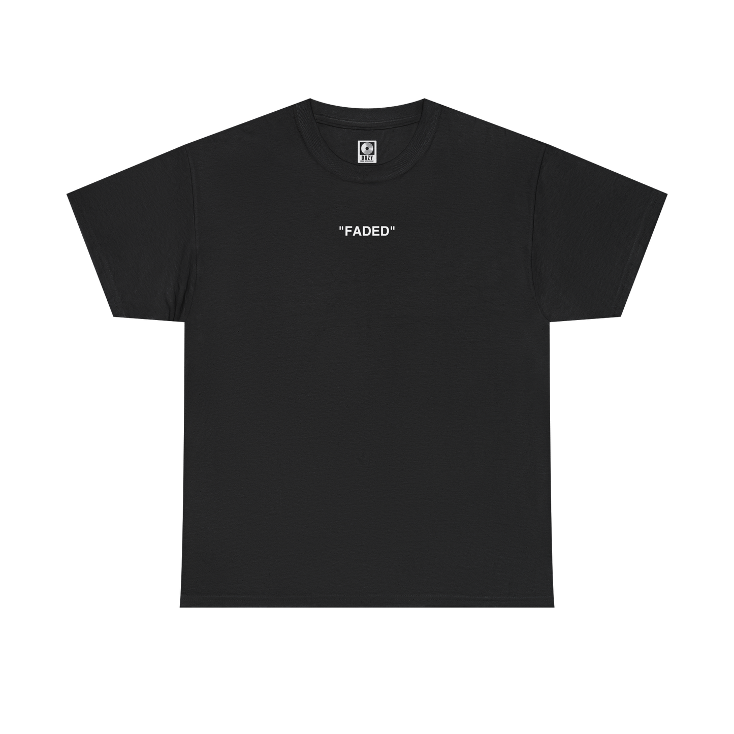 FADED (WHITE LOGO T-SHIRT)