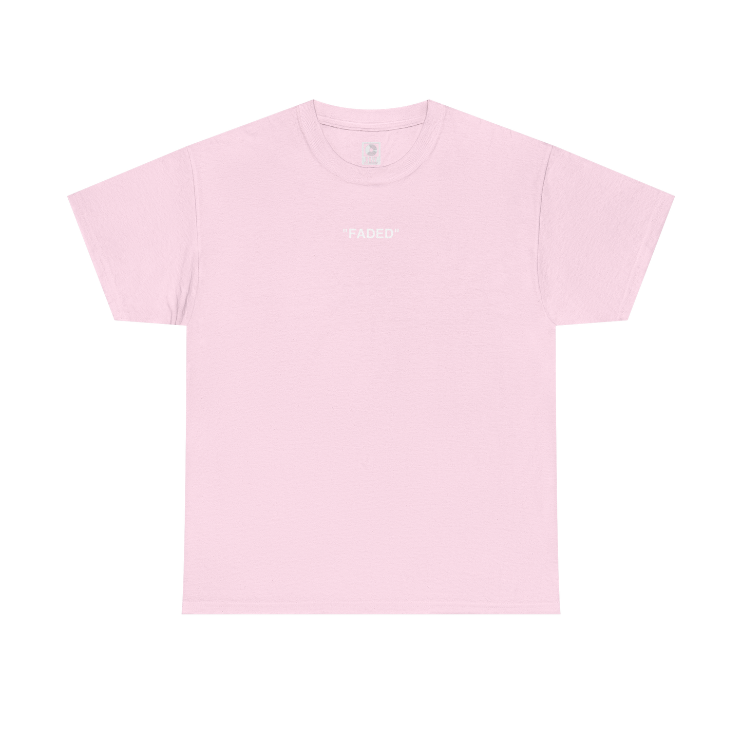 FADED (WHITE LOGO T-SHIRT)