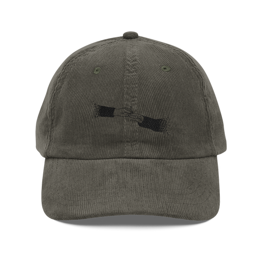 FADED (BLACK LOGO CORDUROY DAD HAT)