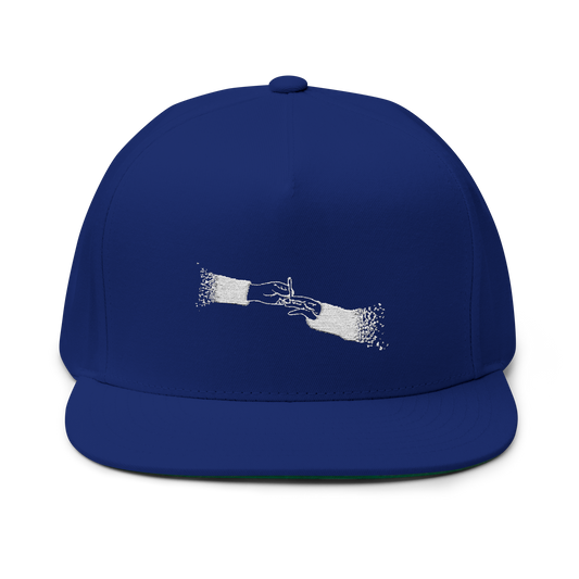FADED (WHITE LOGO FLAT-BILL HAT)