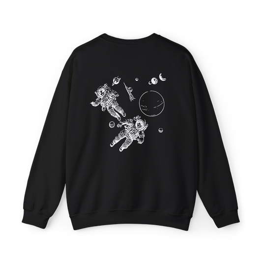 SOLO (WHITE LOGO CREWNECK SWEATER)