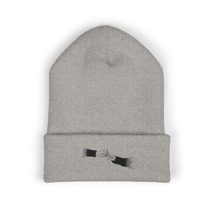 FADED (BLACK LOGO BEANIE)