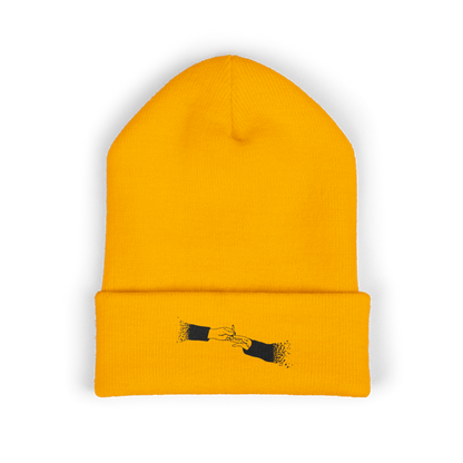 FADED (BLACK LOGO BEANIE)