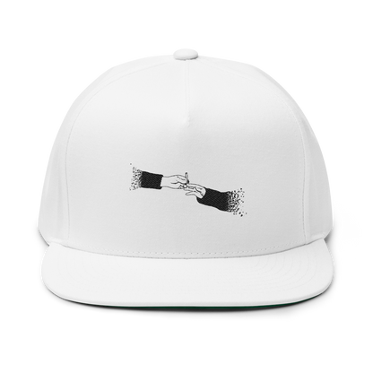 FADED (BLACK LOGO FLAT-BILL HAT)
