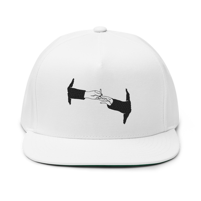 PUFF PUFF PASS (BLACK LOGO FLAT-BILL HAT)