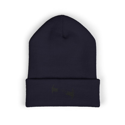 PUFF PUFF PASS (BLACK LOGO BEANIE)