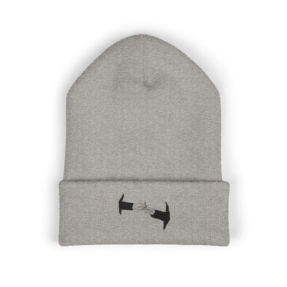 PUFF PUFF PASS (BLACK LOGO BEANIE)