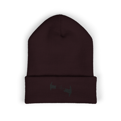 PUFF PUFF PASS (BLACK LOGO BEANIE)