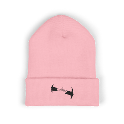 PUFF PUFF PASS (BLACK LOGO BEANIE)