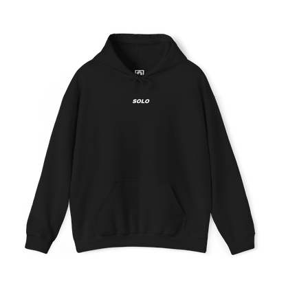 SOLO (WHITE LOGO HOODIE)