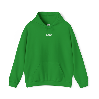 SOLO (WHITE LOGO HOODIE)