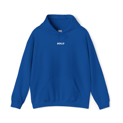 SOLO (WHITE LOGO HOODIE)
