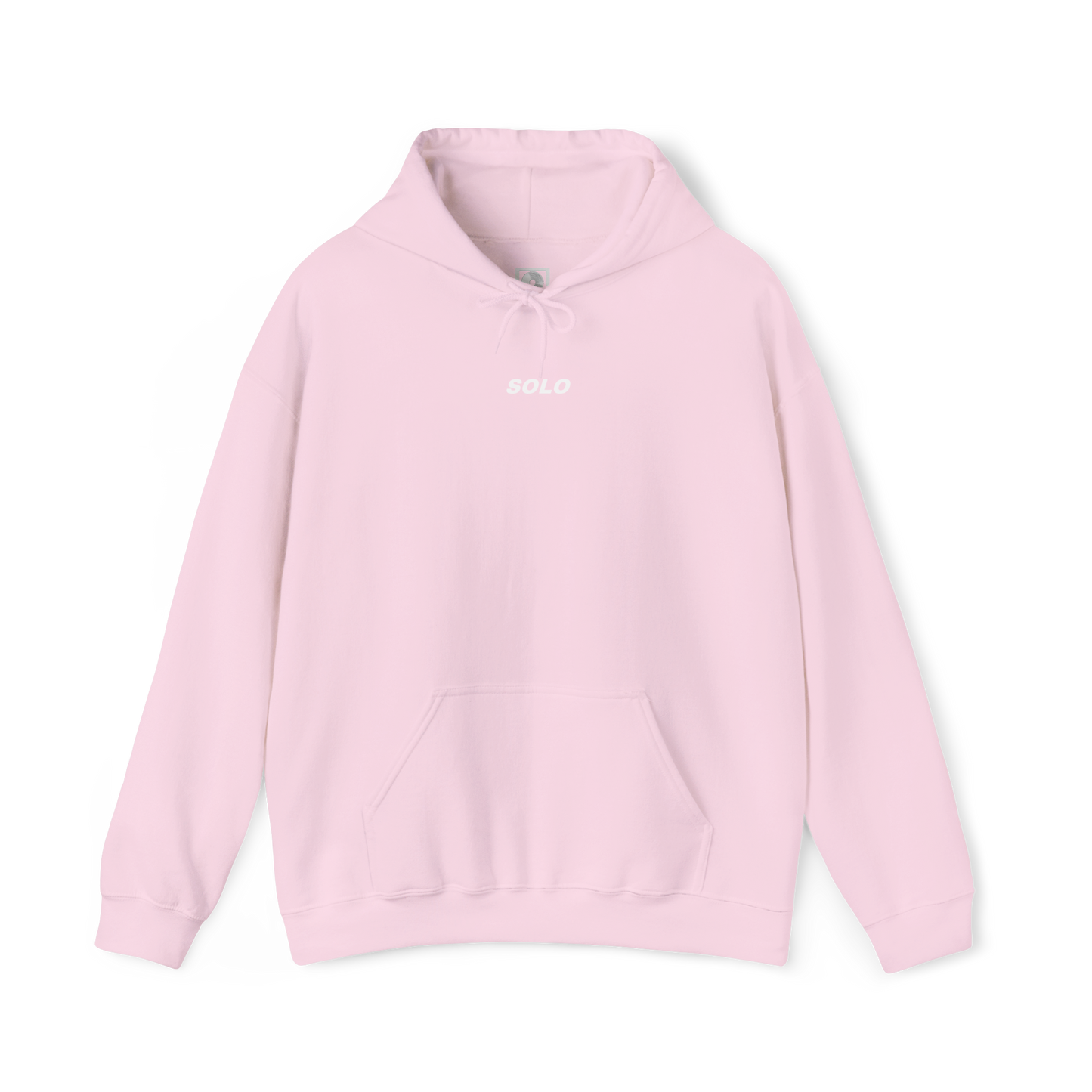 SOLO (WHITE LOGO HOODIE)
