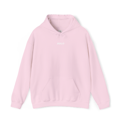 SOLO (WHITE LOGO HOODIE)