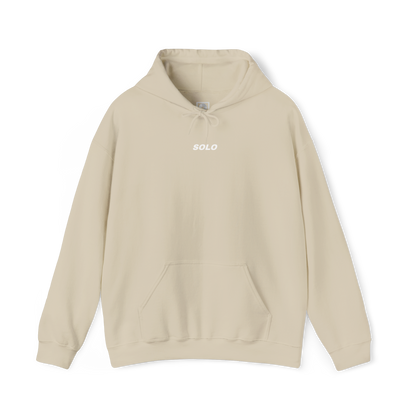 SOLO (WHITE LOGO HOODIE)