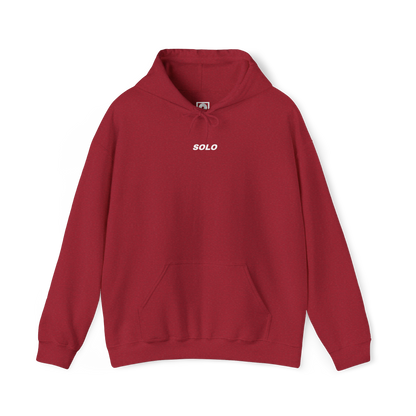 SOLO (WHITE LOGO HOODIE)