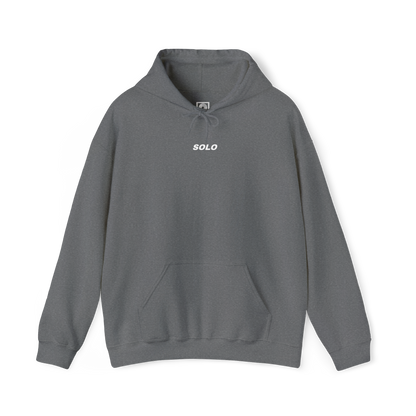 SOLO (WHITE LOGO HOODIE)