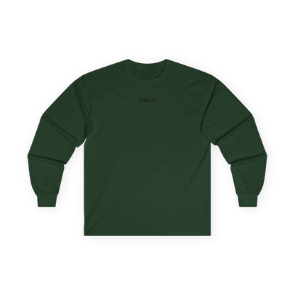 SOLO (BLACK LOGO LONG SLEEVE SHIRT)
