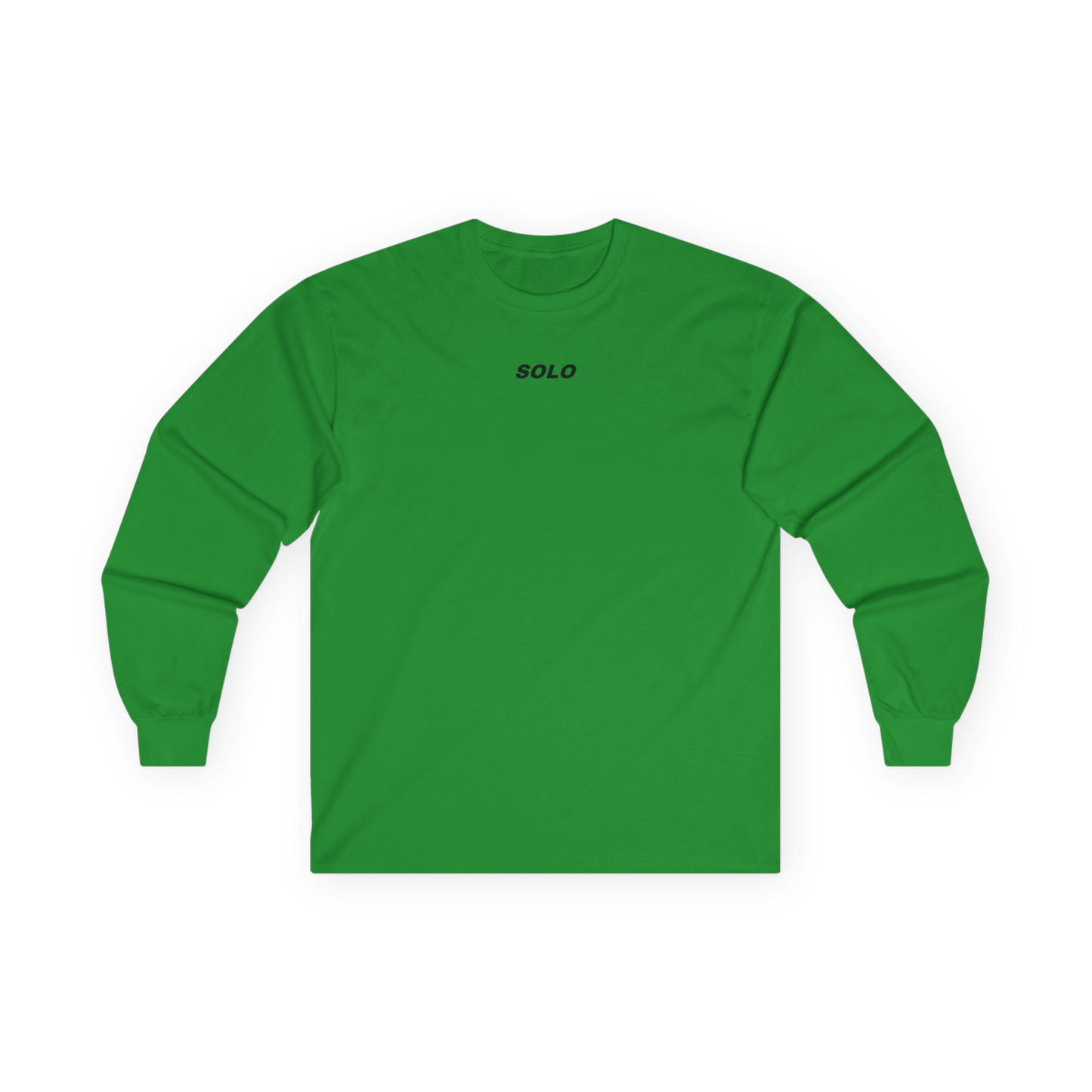 SOLO (BLACK LOGO LONG SLEEVE SHIRT)