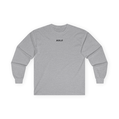 SOLO (BLACK LOGO LONG SLEEVE SHIRT)