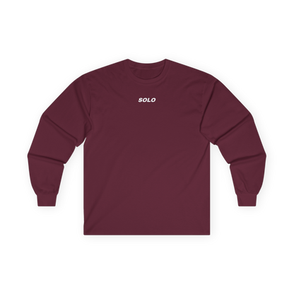 SOLO (WHITE LOGO LONG SLEEVE SHIRT)