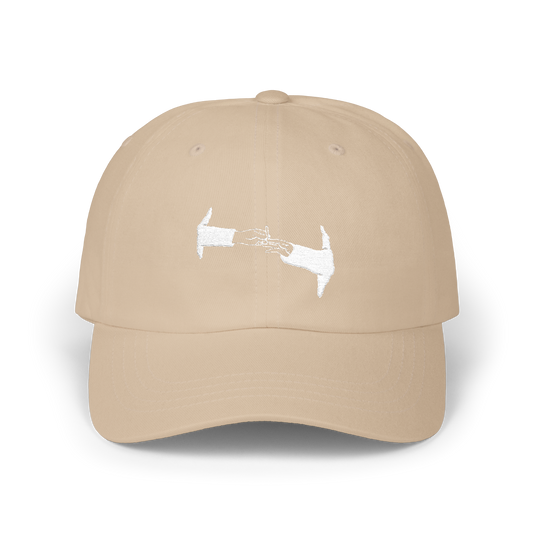 PUFF PUFF PASS (WHITE LOGO CLASSIC DAD HAT)