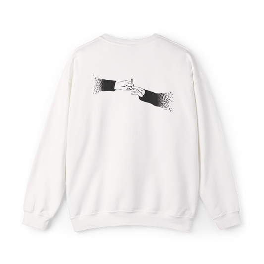 FADED (BLACK LOGO CREWNECK SWEATER)